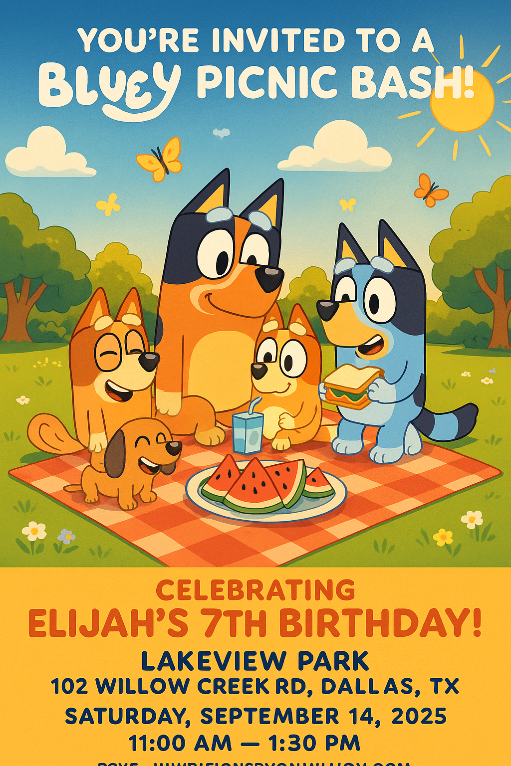 Bluey & Friends Picnic